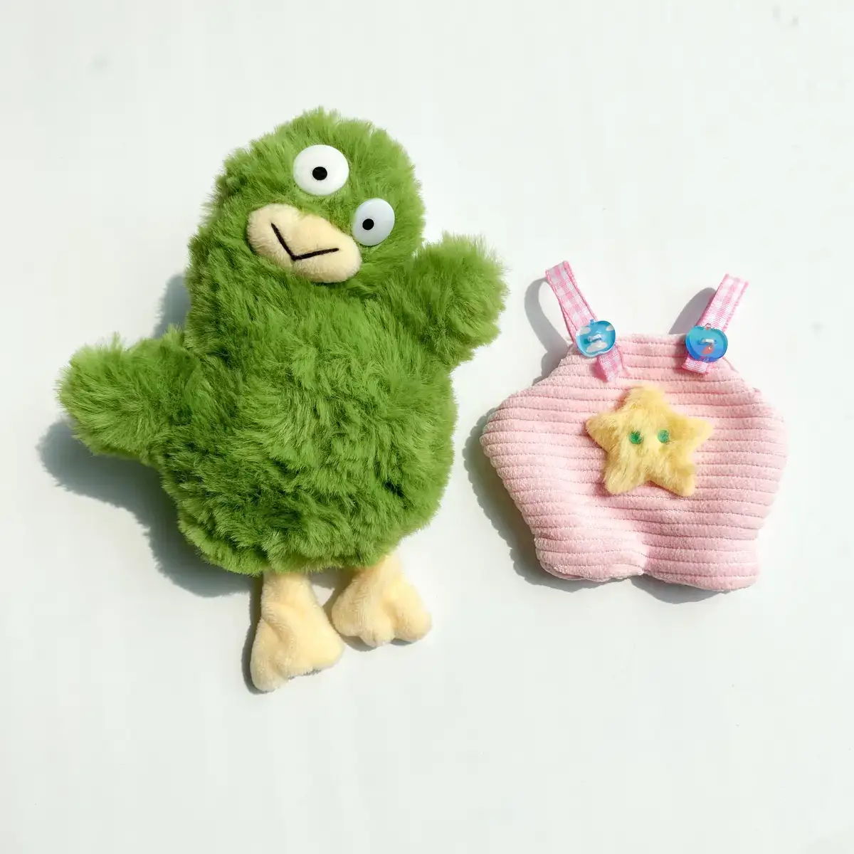 密码保护：鸭子背带裤